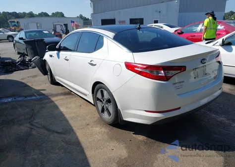 2013 Kia Optima Hybrid Ex z USA, uszkodzony, nr VIN KNAGM4AD1D5045773